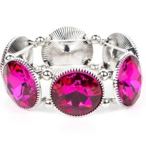 💖💖💖 “POWERHOUSE HUSTLE” PINK STRETCH BRACELET ~ PAPARAZZI❗️ 💖💖💖